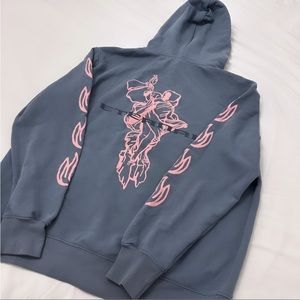 Gray and pink eternal hoodie